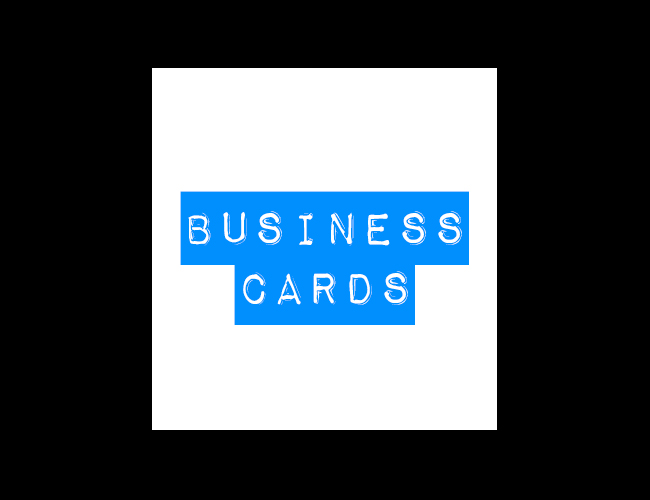 Business Cards portfolio preview